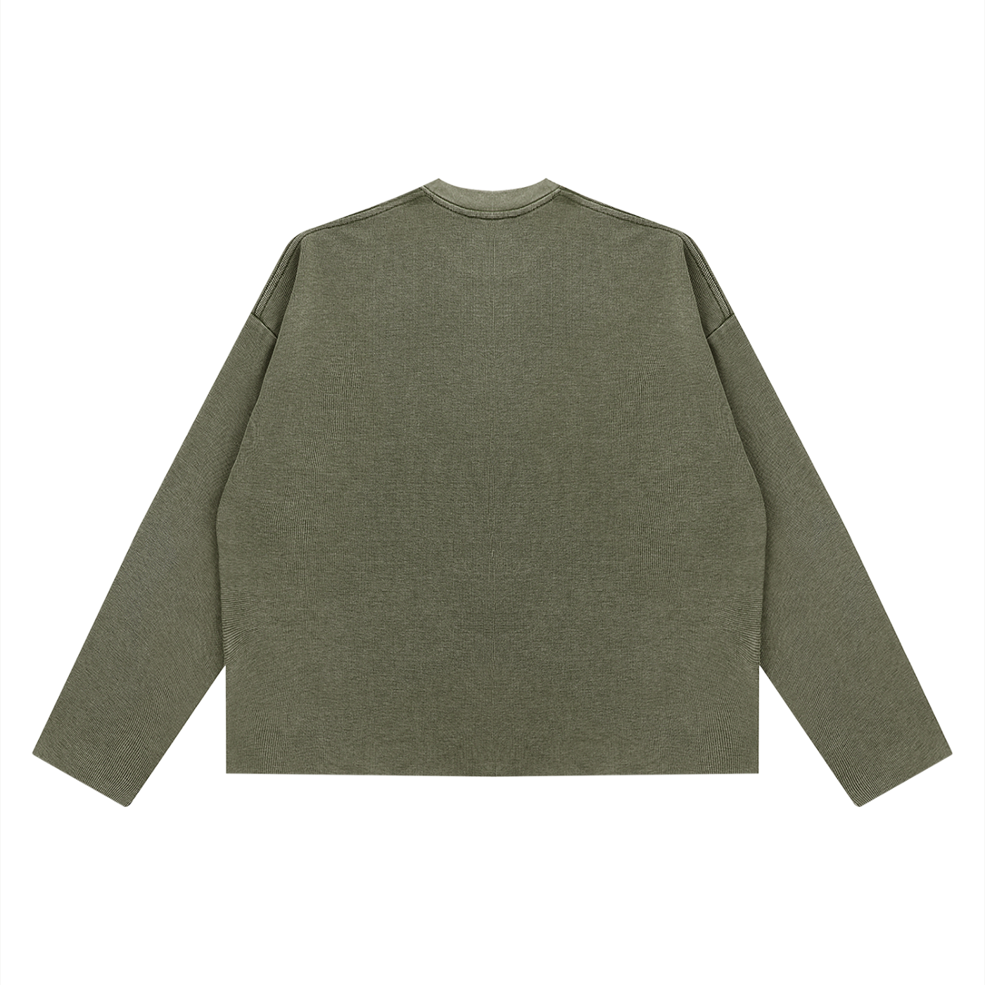 Saviour Waffle Raw Edge Longlseeve