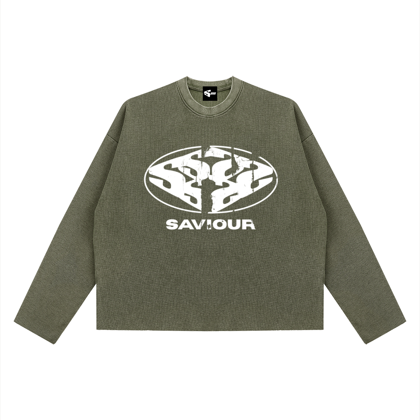 Saviour Waffle Raw Edge Longlseeve
