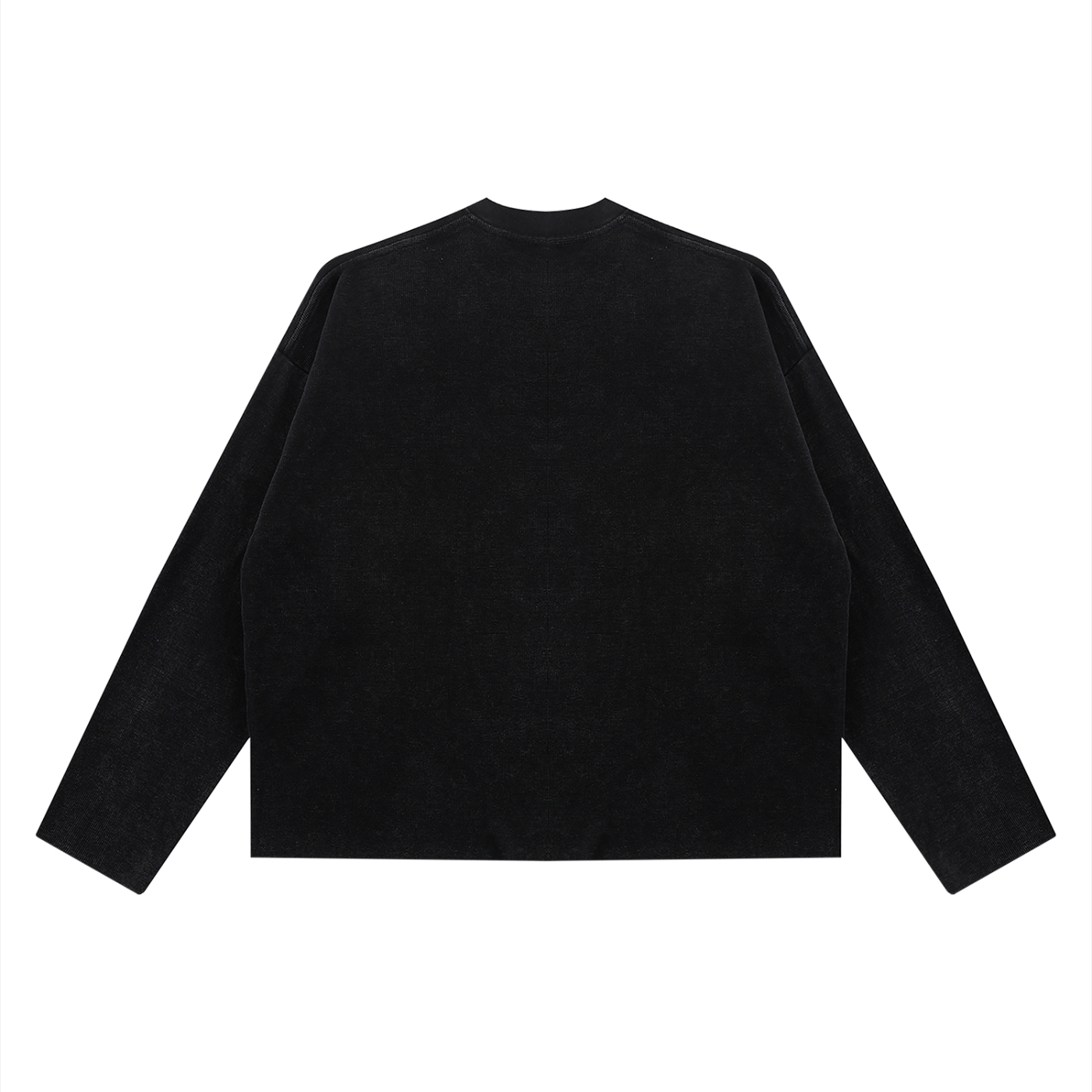 Saviour Waffle Raw Edge Longlseeve