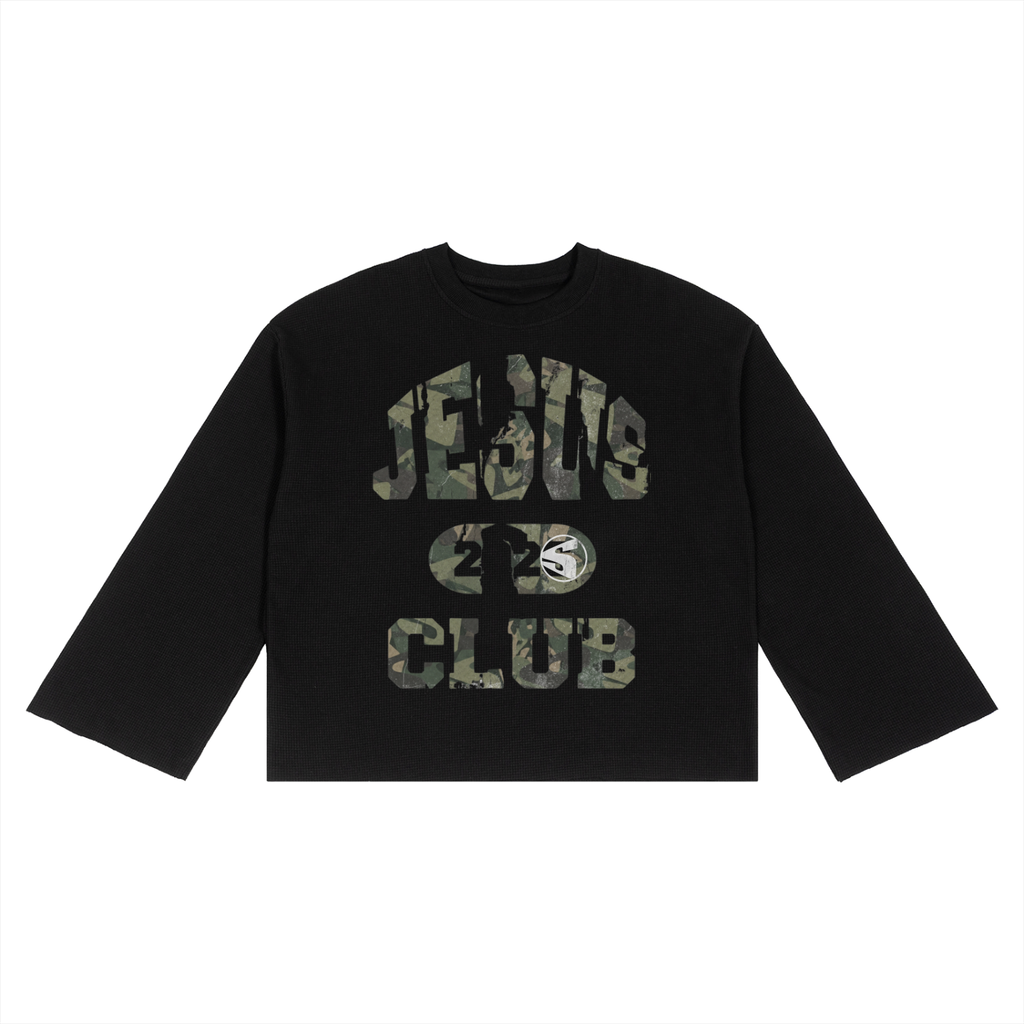 "Jesus Club 2026" Waffle Longsleeve