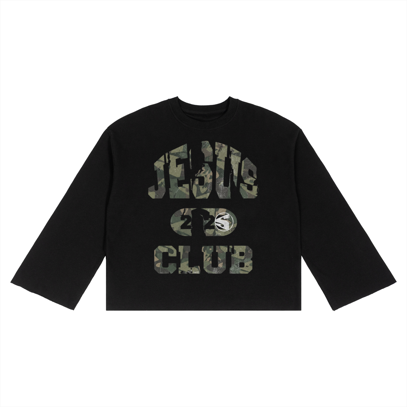 "Jesus Club 2026" Waffle Longsleeve