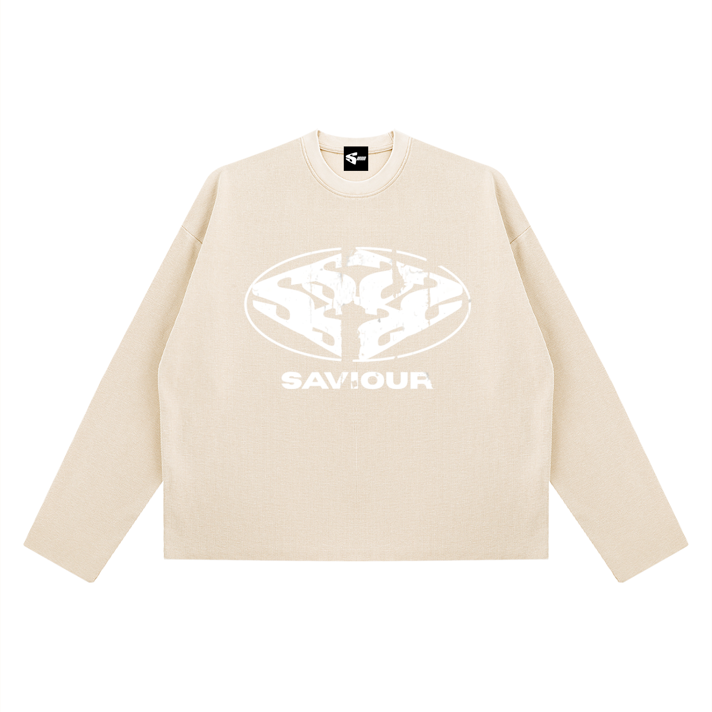 Saviour Waffle Raw Edge Longlseeve