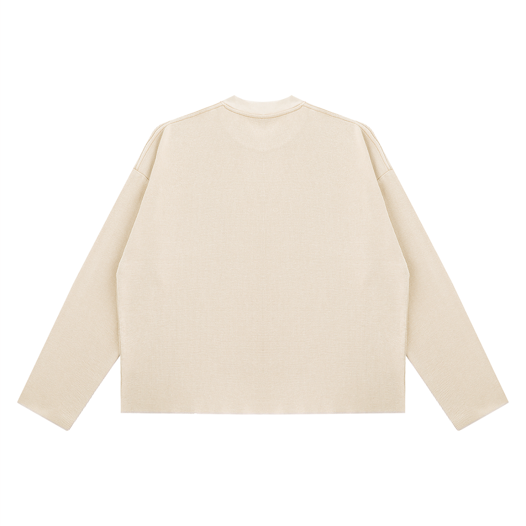 Saviour Waffle Raw Edge Longlseeve