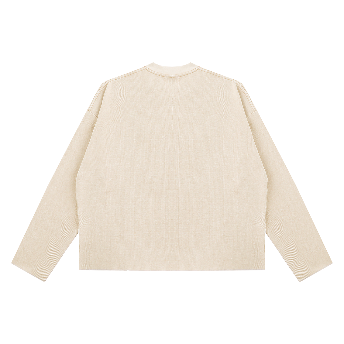 Saviour Waffle Raw Edge Longlseeve