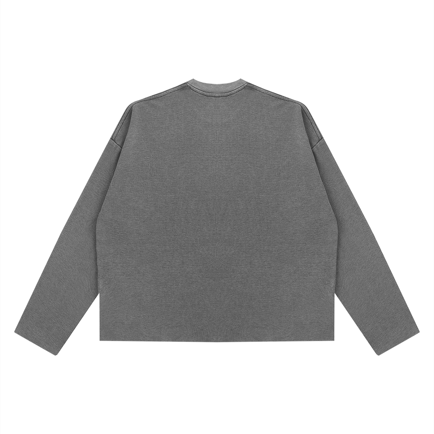 Saviour Waffle Raw Edge Longlseeve