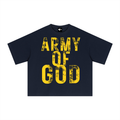 Army Of God Yellow Boxy T-Shirt
