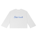 Saviour Jesus Waffle Raw Edge Longsleeve