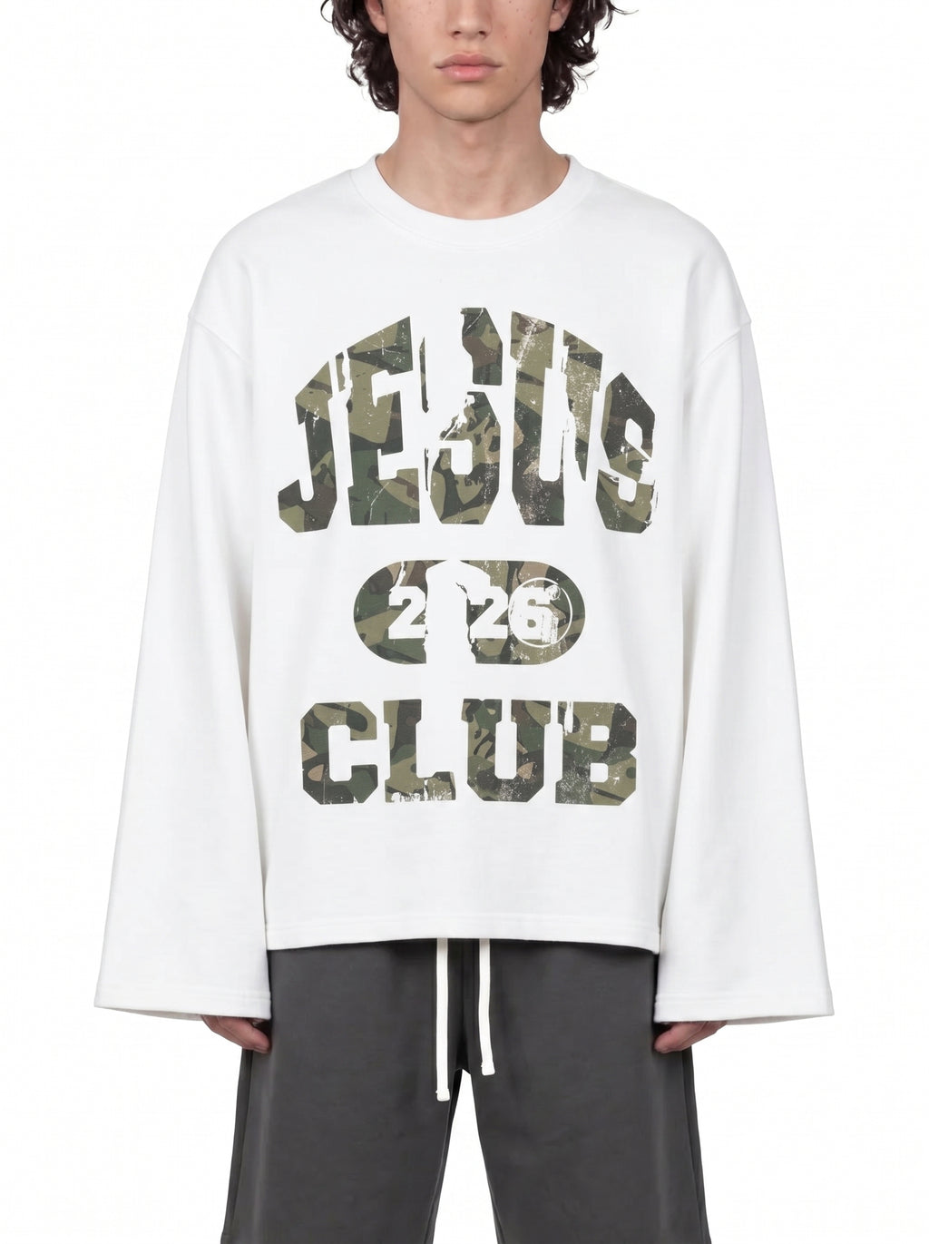 "Jesus Club 2026" Waffle Longsleeve